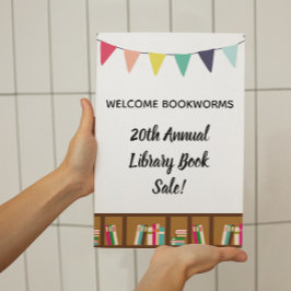 Poster de Bookworm Party Fundraiser