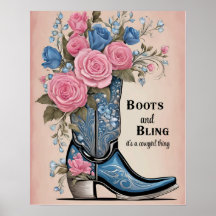 Poster de Boot do Cowboy