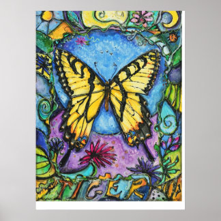 Poster de Borboleta de Tigre PMACarlson