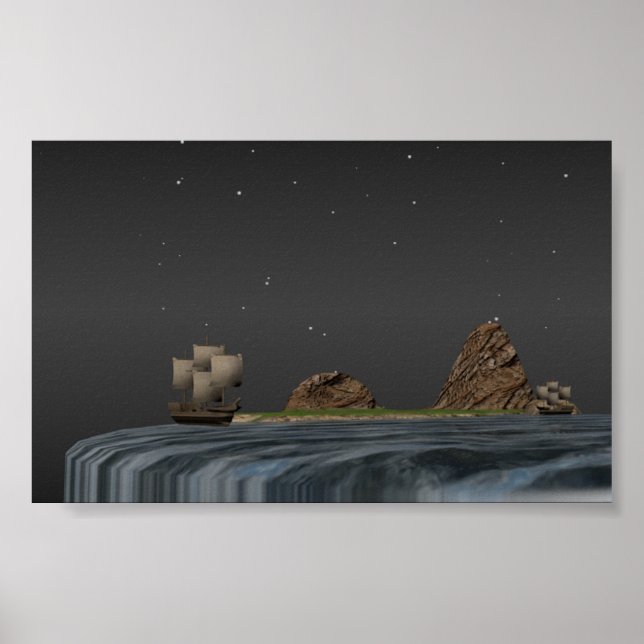 Poster de Borda do Mundo (Frente)