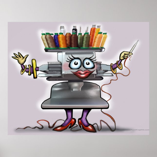 Poster de bordados (Frente)