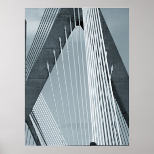 Poster de Boston da ponte de Zakim