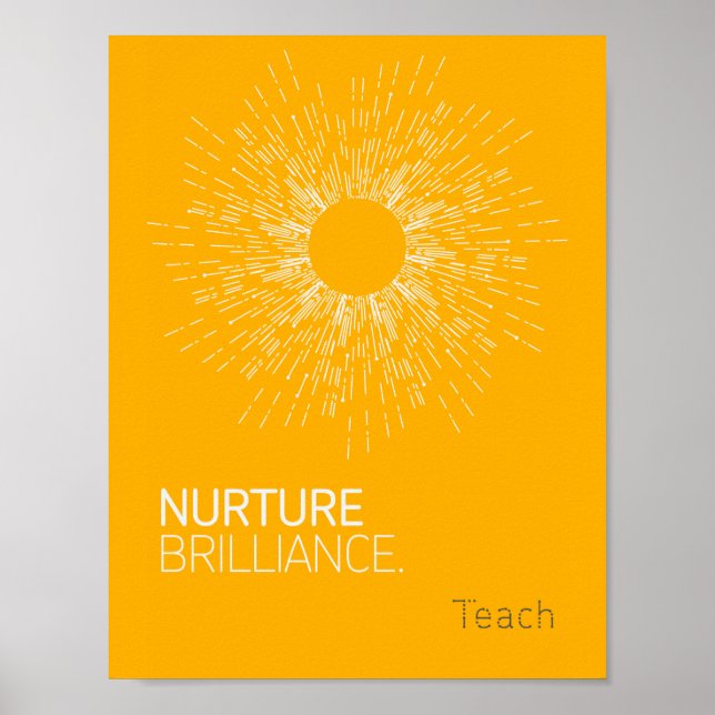 Poster de Brilhância da Nurtura (Frente)