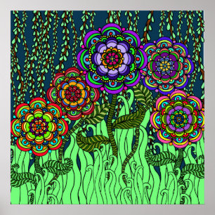 Poster de Brilho de Jardim