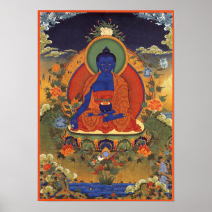 Poster de Buddha da medicina