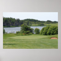 Poster de buraco de golfe
