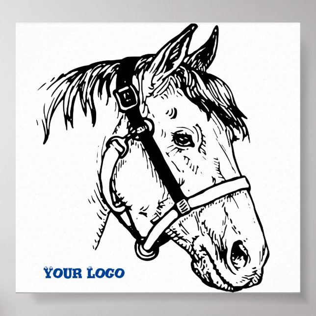 Poster de Cabeça de Cavalo (Frente)