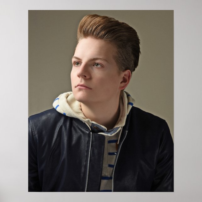 Poster de cabelo masculino (Frente)
