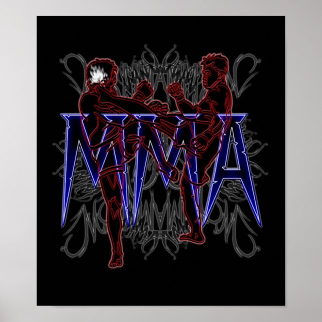 Poster de caça MMA (Frente)