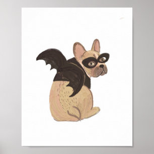 Poster de Cachorro do Dia das Bruxas