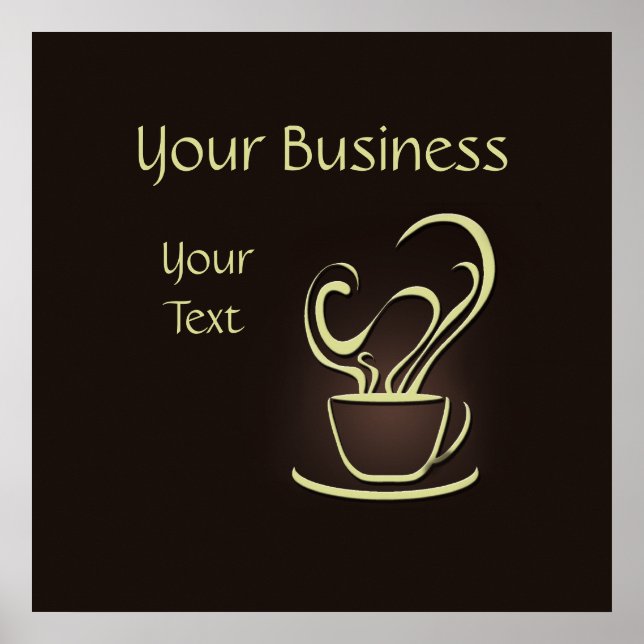 Poster de café (Frente)