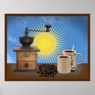 Poster de café da manhã