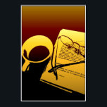 Poster de café sunset<br><div class="desc">Coffee colorida de um sol de pôr num poster de café.</div>