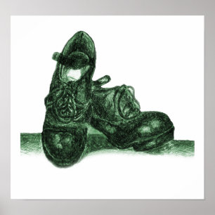 Poster de Calçados Duros irlandeses