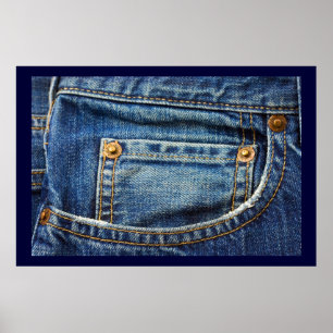 Poster de calças de ganga