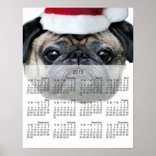 Poster de calendário de 2013 (Frente)