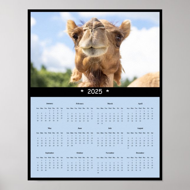 poster de Calendário de Parede 2025 (Frente)