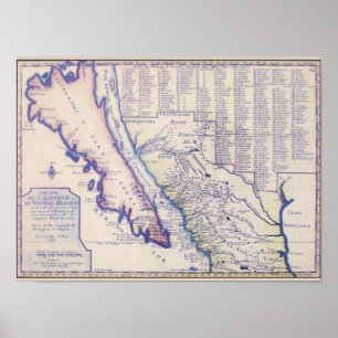 Poster de Califórnia 1705 e de New