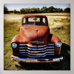 Poster de Caminhão Antigo