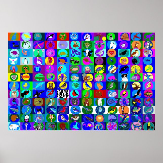 Poster de Canções Animais Sagradas (Frente)