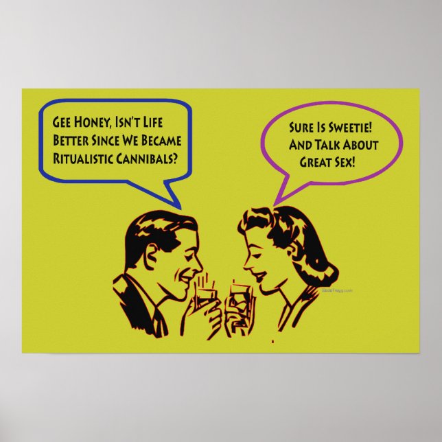 Poster de Canibais Ritualistas (Frente)