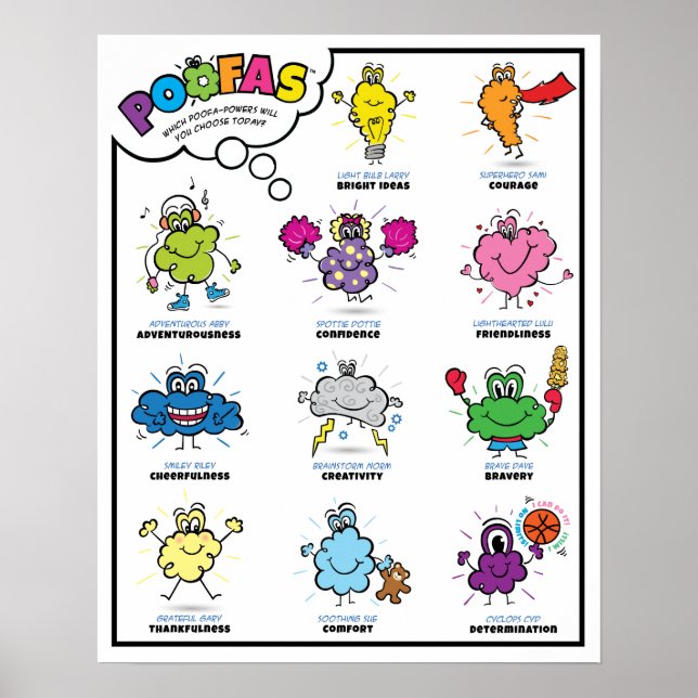 POSTER de Caractere POWERS POOFA (Frente)