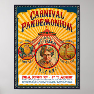 Poster de Carnaval de Pandemónio