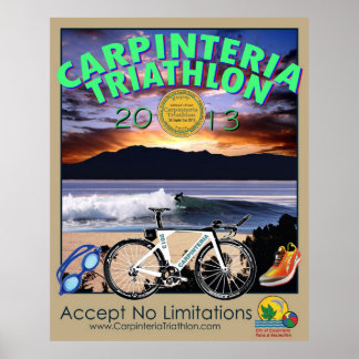 poster de Carpinteria Triathlon 2013