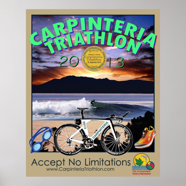 poster de Carpinteria Triathlon 2013 (Frente)