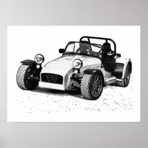 Poster de carro Caterham