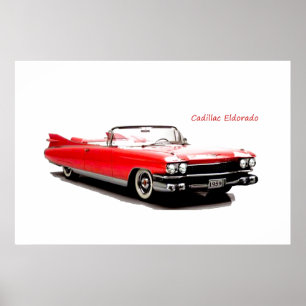 Poster de carro clássico