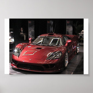 poster de carro incrível