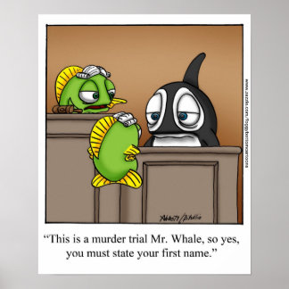 Poster de Cartoon Engraçado "Foggy Bottom"