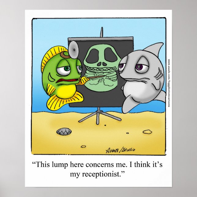 Poster de Cartoon Engraçado "Foggy Bottom" (Frente)