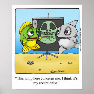 Poster de Cartoon Engraçado "Foggy Bottom"