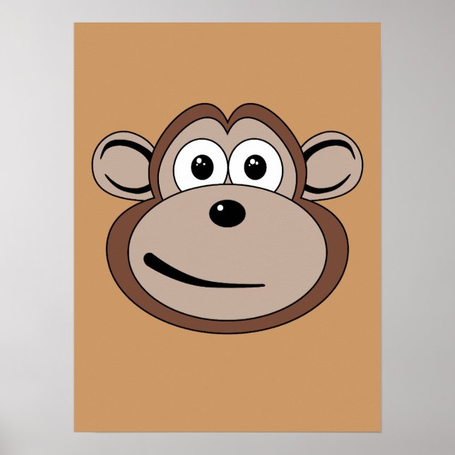 Poster de Cartoon Mackey Face (Frente)