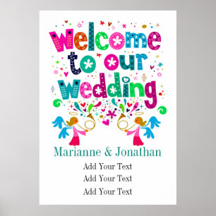 Poster de Casamento Contemporâneo