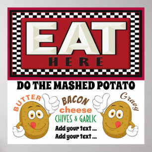 Poster de Casamento da Estação de Batata Lavada