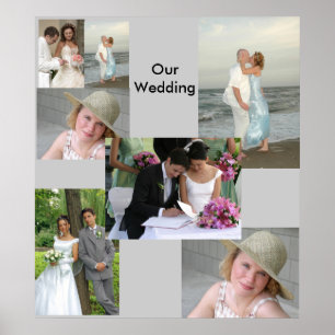 poster de casamento de fotos DE 14.95