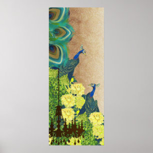 Poster de Casamento de Peacock Roaring 20