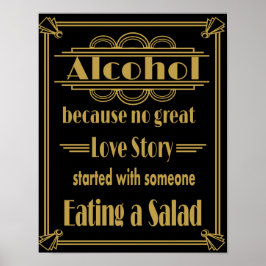 Poster de casamento estilo Art Deco 20