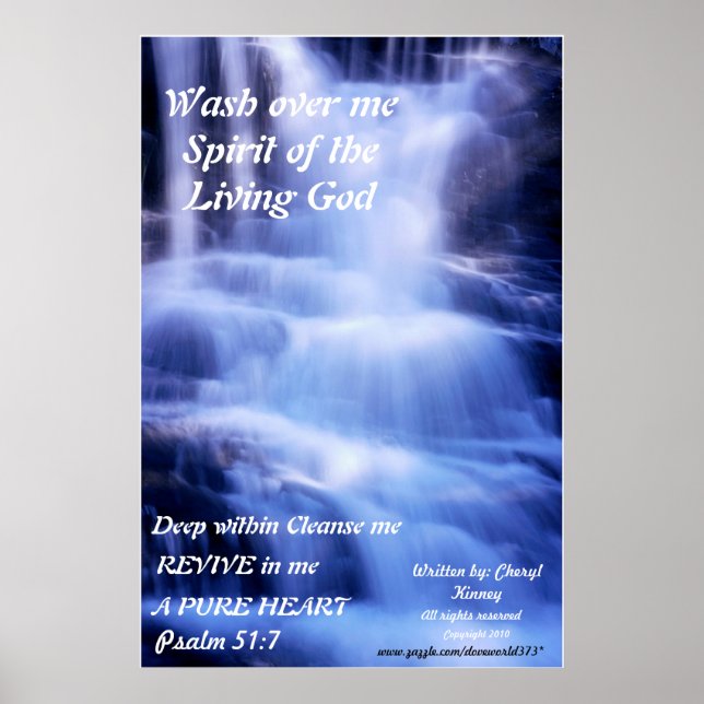 Poster de cascata... (Frente)