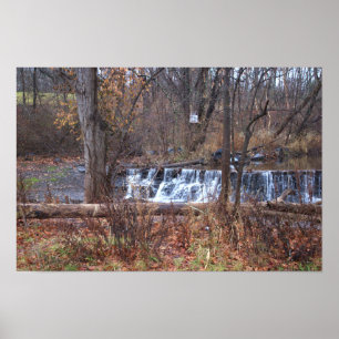 Poster de cascata de outono