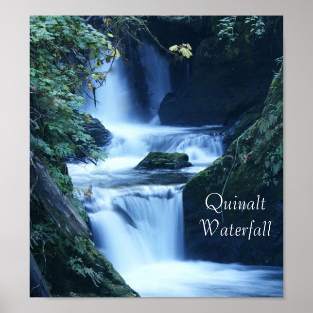 Poster de cascata de quinalto (Frente)
