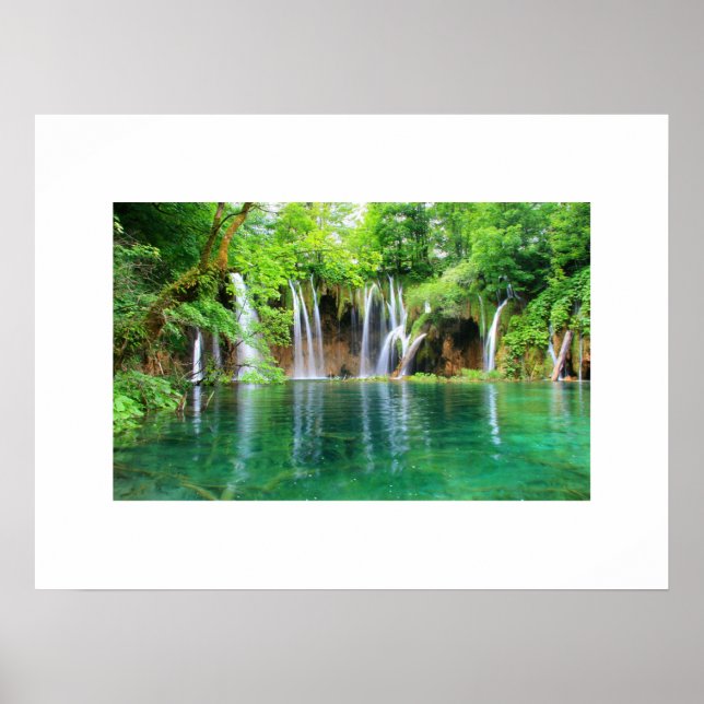 Poster de cascatas (Frente)