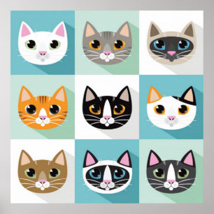 Poster de Cat Faces
