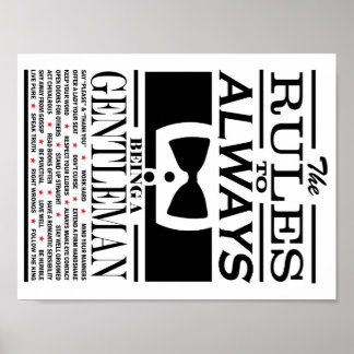 Poster de cavalheiro