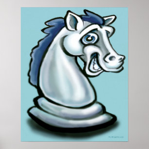 Poster de Cavalo Branco