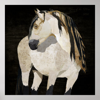 Poster de Cavalo Branco