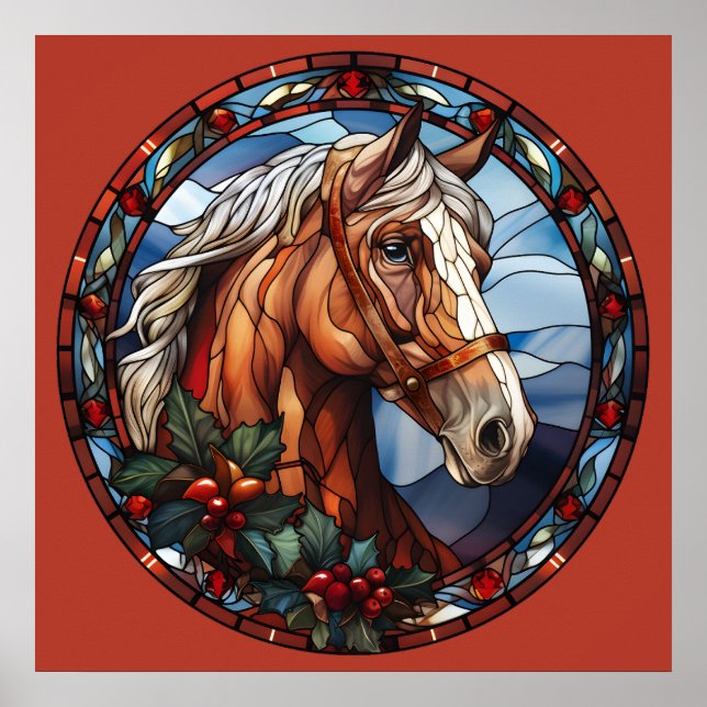 Poster de Cavalo de Natal (Frente)